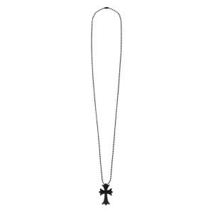 Chrome Hearts Silichrome CH Cross Pendant Black