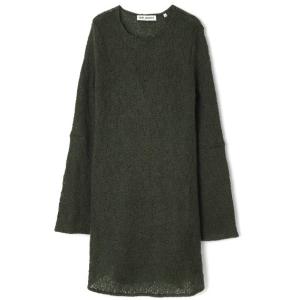 TWO FACE DRESS MOOR GREEN