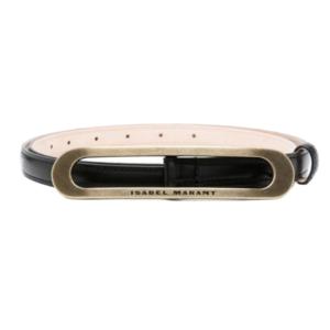 LEYDEN logo buckle leather belt