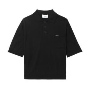 Knotted Short Sleeve Polo Jumper