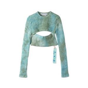 Tie Dye Crop Tee - Blue