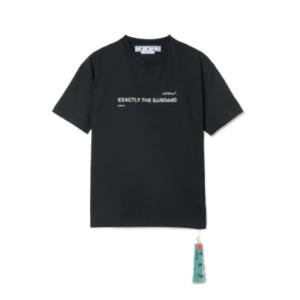 OFF-WHITE Opposite Logo Print Short Sleeve T-Shirt - Black 