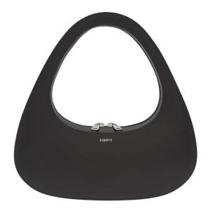Women's Baguette Swipe Shoulder Bag - Black