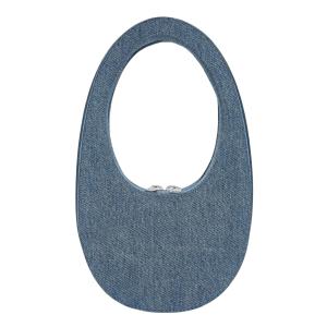 Women's Denim Swipe Shoulder Bag - Blue
