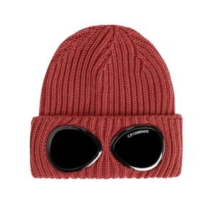 C.P. Company Merino Wool Goggle Beanie / Ketchup