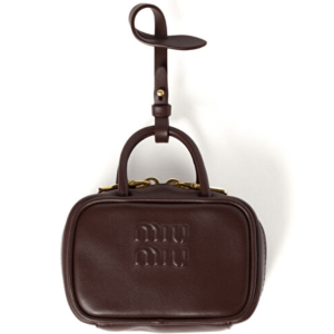 Leather Micro Bow Bag