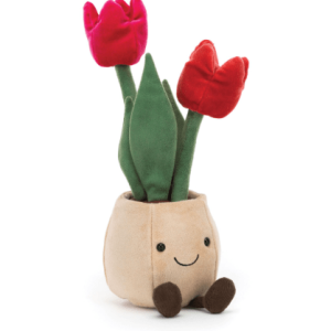 Jellycat Amuseables Tulip Pot Beige Green