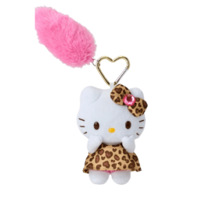 Sanrio Hello Kitty Mascot Leopard Key Holder with Tail