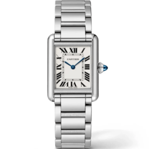 Cartier Tank Must Watch Small Quartz Steel Bracelet Steel
