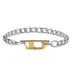 Diesel Dx1338 Stainless Steel Chain Bracelet Silver
