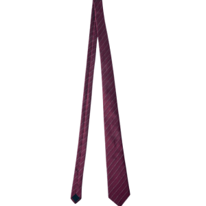 striped tie in silk jacquard