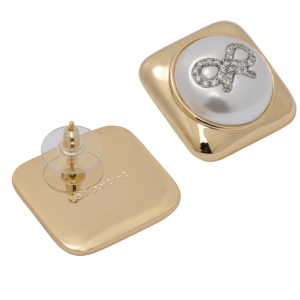 Pearl Bow Stud Earrings