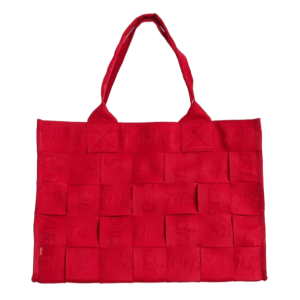 Supreme Woven Large Tote Red - 23SS