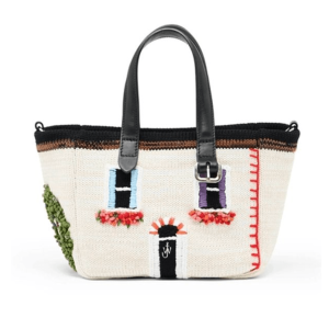 House Logo Cotton Mini Tote Bag