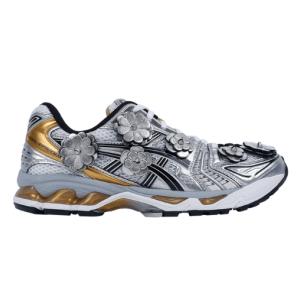 Asics x Cecilie Bahnsen Gel-Kayano 14 Flower Applique White Pure Gold