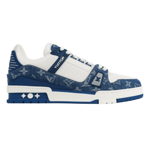 Louis Vuitton LV Trainer Sneakers Monogram Denim Blue