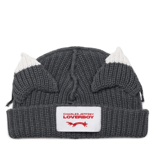 Charles Jeffrey Loverboy｜25SS Gray Chunky Ear Beanie 