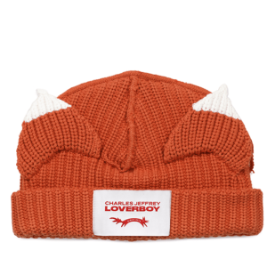 Charles Jeffrey Loverboy｜25SS Orange Chunky Ear Beanie