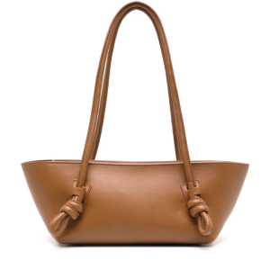 FLECA Knot Detail Leather Shoulder Bag