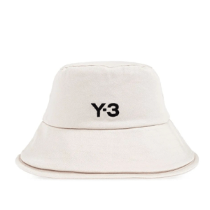 Logo embroidered cotton bucket hat