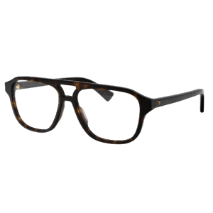 BV1294O Double Bridge Havana Glasses