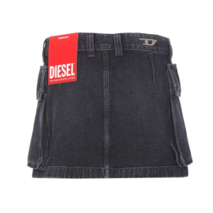 Metal Logo Cargo Mini Skirt