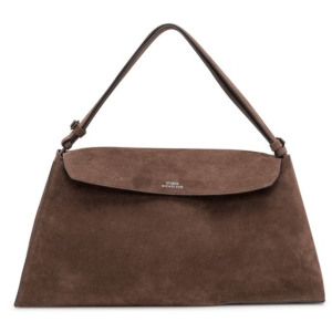 SHIBORU suede shoulder bag