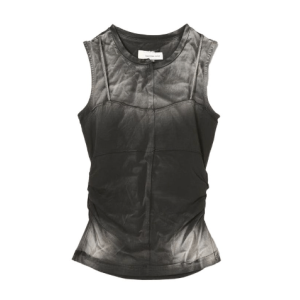 Back logo sleeveless top