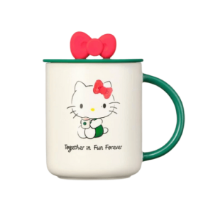 Starbucks x Hello Kitty Ribbon Lid Seramic Mug 473ml