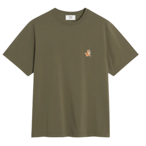 Maison Kitsune Speedy Fox Patch Comfort T-Shirt Bay Leaf