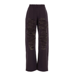 Stitch Detail Cotton Pants