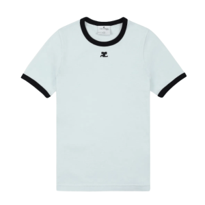 Contrast Short Sleeve T-Shirt - Iceberg/Black