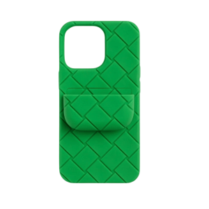Bottega Veneta iPhone 13 Pro Case with AirPods Holder Parakeet