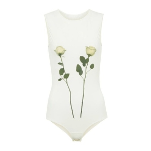 Printed Nylon Bodysuit