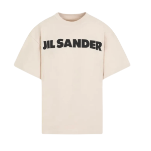 (W) Jil Sander Logo T-Shirt Dark Sand