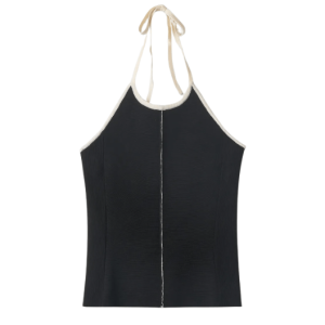 Sleeveless T-shirt - Black