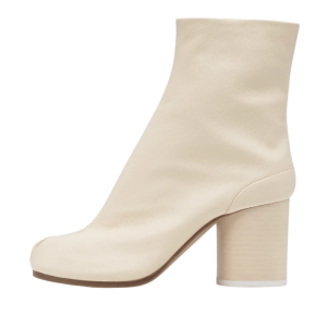 Tabi ankle boots White