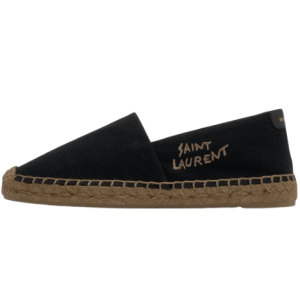 (W) SAINT LAURENT EMBROIDERED ESPADRILLES IN CANVAS