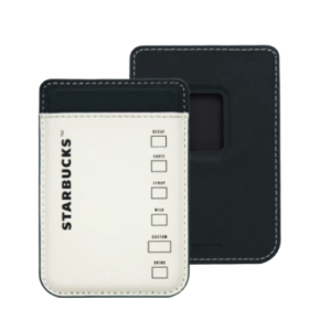 Starbucks Magsafe Magnetic Card Wallet Ivory Green