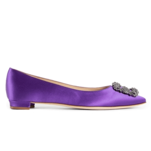 HANGISI Jewel Buckle Flat Shoes