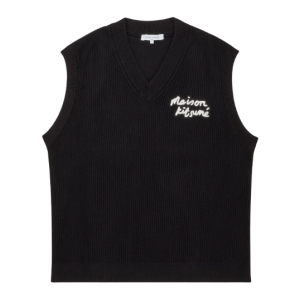 Handwritten Logo Vest - Black 