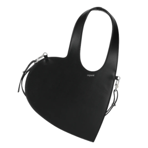 Baby Heart Crossbody Bag - Black 