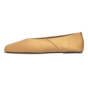 Satin Ballet Flats - Sand 