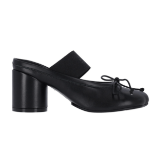 MM6 Maison Margiela Black Sandals Heel