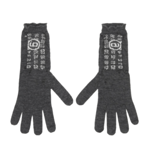 MM6 Maison Margiela Grey Wool Gloves