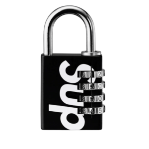 Supreme Master Lock Numeric Combination Lock Black - 19SS