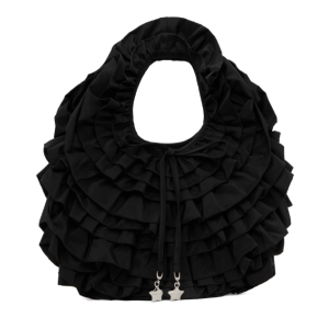 SANDY LIANG Napa Ruffle Cabbage Bag