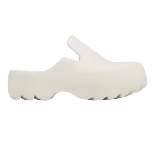 Bottega Veneta Rubber Flash Clog Chalk