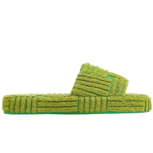 Bottega Veneta Resort Sponge Slider Parakeet Kiwi