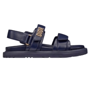 (W) Dioract Sandal Deep Blue Lambskin